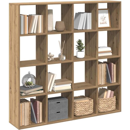 z knjige boja hrasta 137,5x29x137,5cm konstruirano drvo Slike