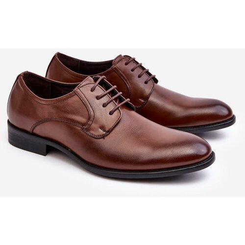 Kesi Men's Brown Leather Shoes Harene Slike