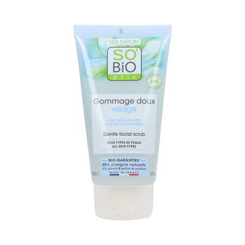 SO&amp;rsquo;BiO &amp;eacute;tic nežen piling za obraz hydra aloe vera Slike