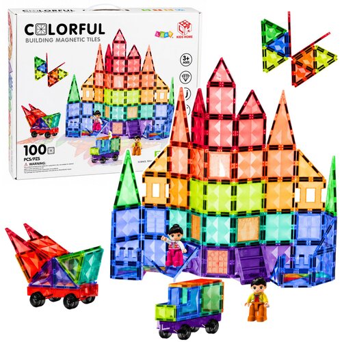 Magnetic Construction Blocks 3D Panels Creative STEM Colorful 100 pcs. Cijene