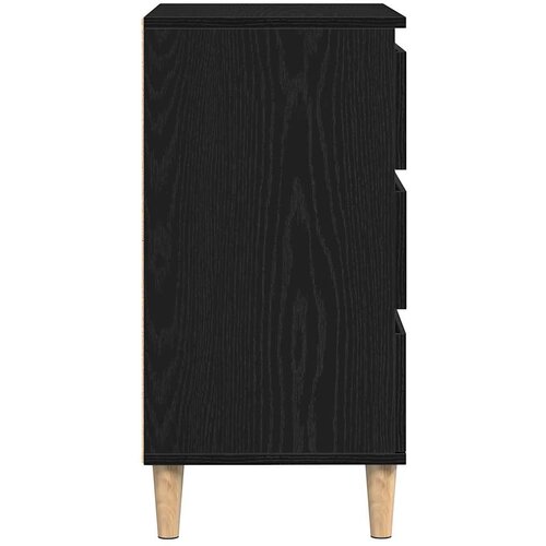  Kreveta s ladicama Crni hrast 60 x 35 x 70 cm Konstruirano drvo Slike