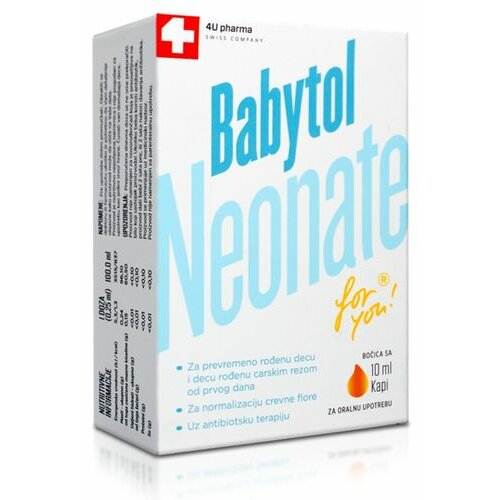 4U Pharma Babytol Neonate For You kapi 10ml Cene