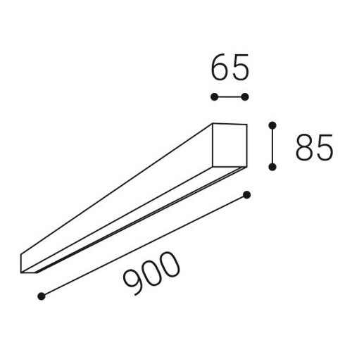  LED2 - LED plafonsko svetlo LINO LED/24W/230V 3000/3500/4000K 90 cm bela Slike
