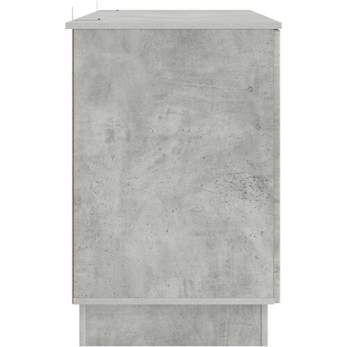  Stol Betonska siva 142,5 x 50 x 75 cm Konstruirano drvo Slike