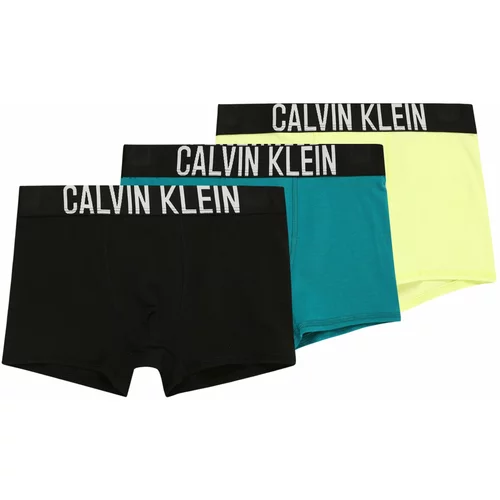Calvin Klein Underwear Spodnjice svetlo rumena / žad / črna / bela