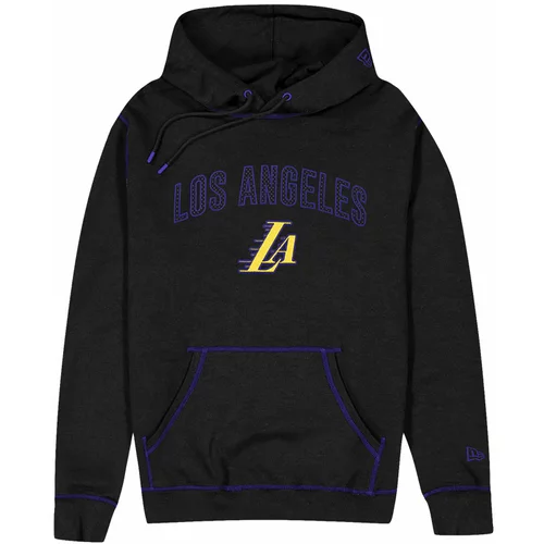 New Era Los Angeles Lakers City Edition 2023 Black pulover sa kapuljačom