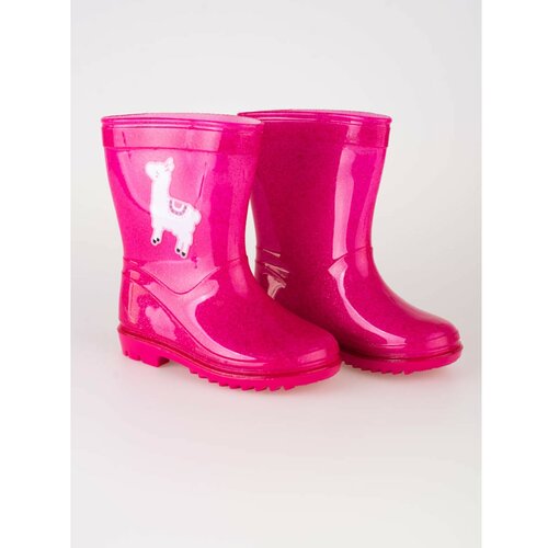 TRENDI brocade high boots for girls pink Slike