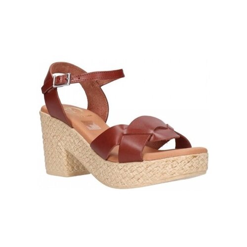 Oh My Sandals For Rin Sandali &amp;amp; Odprti čevlji 5061 Mujer Cuero Kostanjeva Slike