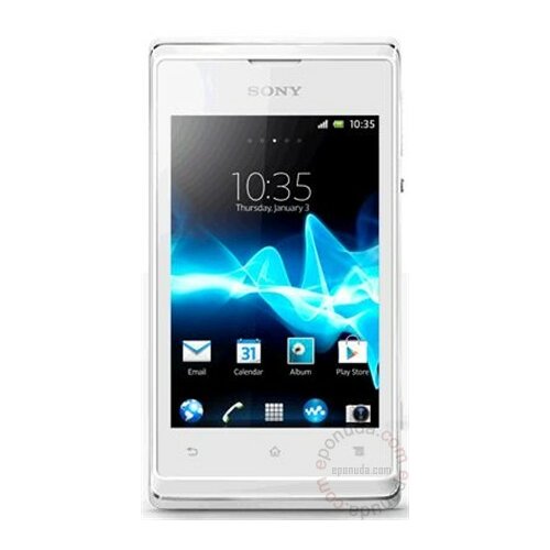 Sony Xperia E White mobilni telefon Slike