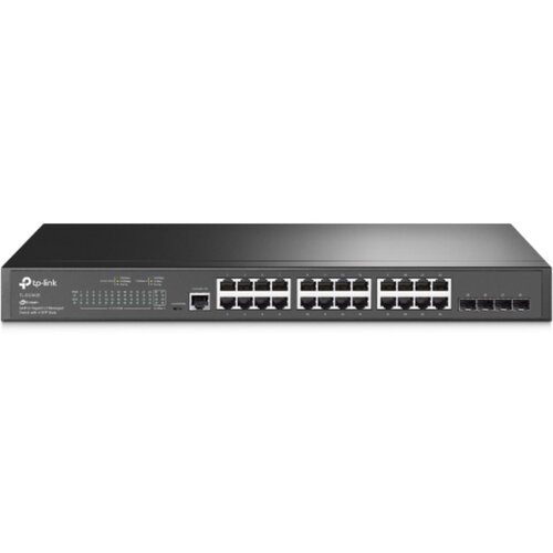 Tp-link Switch TL-SG3428 Gigabit/24xRJ45/1Gbps/Smart L2+/4x SFP/Rackmount metalno kuciste Cene