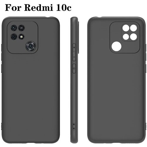  Gumijasti / gel etui Silicone Lite za Xiaomi Redmi 10C - črni Cene