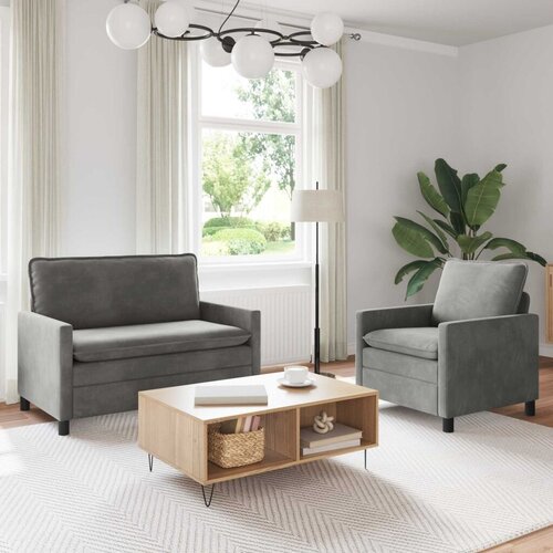  Set sofe 2 kom. Svjetlosiva Bar&scaron;un - Svjetlosiva 1-sjedalo (60 cm) +2-sjedalo (110 cm) Cijene