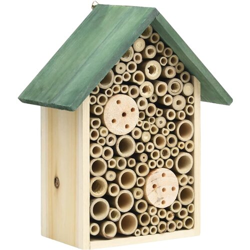 VidaXL Kućice za insekte 2 kom 23 x 14 x 29 cm od masivne jelovine Slike
