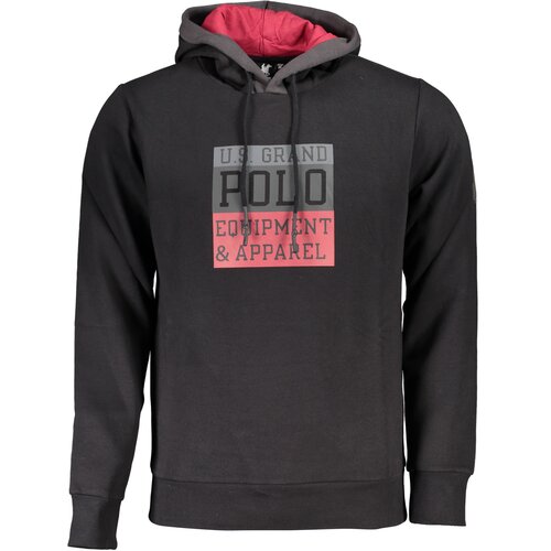 U.S. GRAND POLO US GRAND POLO MEN&amp;amp;#39;S BLACK ZIP-OUT SWEATSHIRT Slike