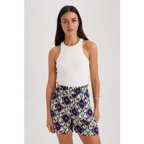 Defacto Paperbag Fit Viscose Paperbag Waist Short Slike