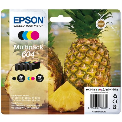 Epson TIN Tinte 604 C13T10G64010 Multipack (BK/C/M/Y) Cijene
