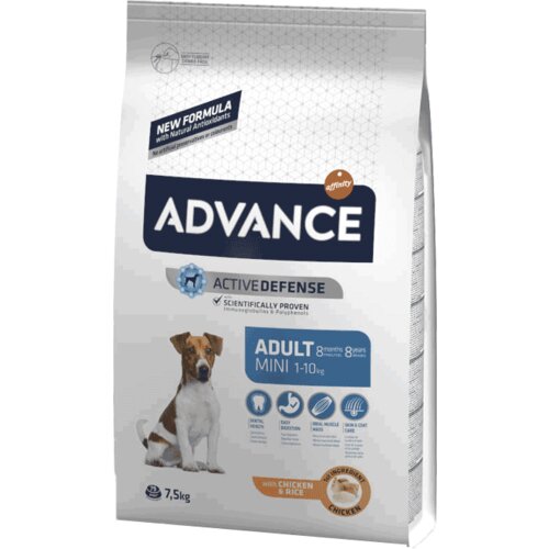 Advance Hrana za pse malih rasa Mini Adult, Piletina Cene