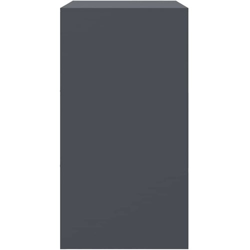 VidaXL Komoda antracitna 67x39x73 cm jeklo Slike