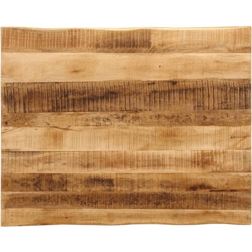 VidaXL Stolna ploča sa živi rub 100x80x2,5cm masivno grubo drvo manga Slike