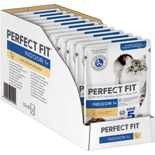 PerfectFIT Indoor 1+ - Pi&scaron;čanec & grah, 12 x 85 g Cijene