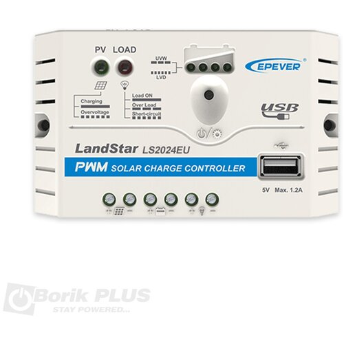 EPEVER Kontroler punjenja solarnog sistema 20A 12/24V LS2024EU Slike