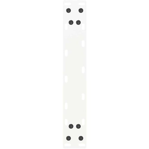  Noge za stolić U-oblika 2 kom bijele 28x(42-43) cm čelik Slike