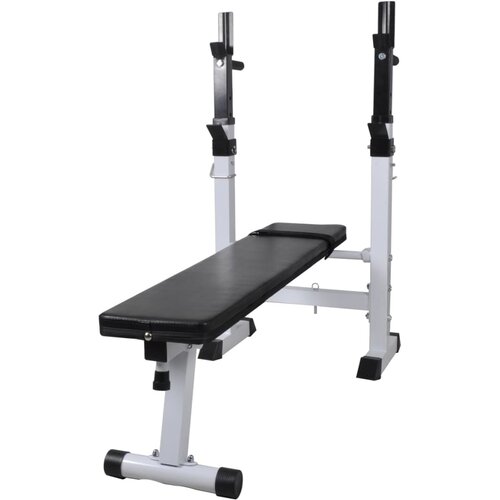  Klupa za vježbanje sa stalkom za utege i setom utega 60,5 kg Slike