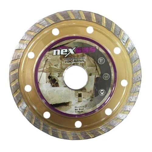 Nexsas Dijamantska rezna ploča segmentna 230x7x2 Slike