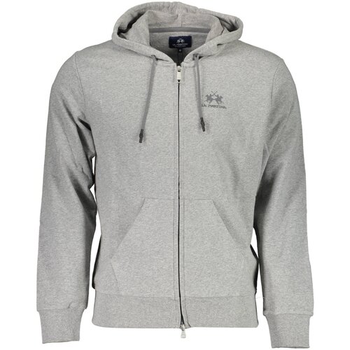 La Martina MEN&amp;amp;#39;S GRAY ZIP SWEATSHIRT Slike