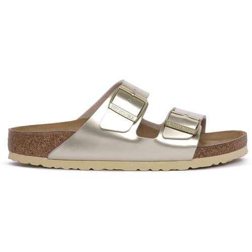 Birkenstock Natikači ARIZONA KIDS METALLIC GOLD CALZ S Bež Slike