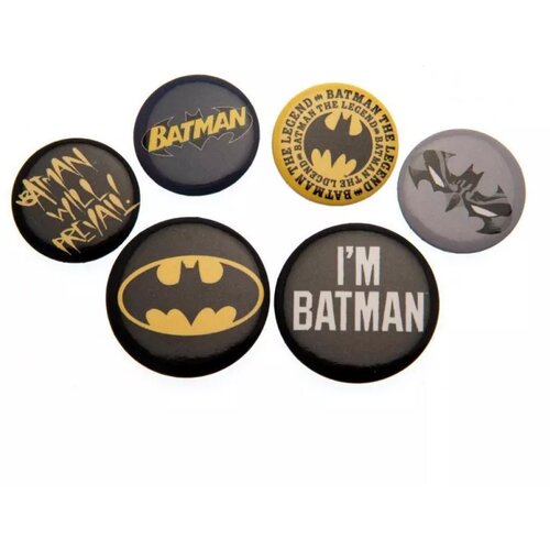Abystyle DC Comics - Batman Comics 6 Badges Pack Slike