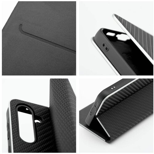 Oem LUNA Book Carbon futrola za SAMSUNG GALAXY A57 5G crna Slike