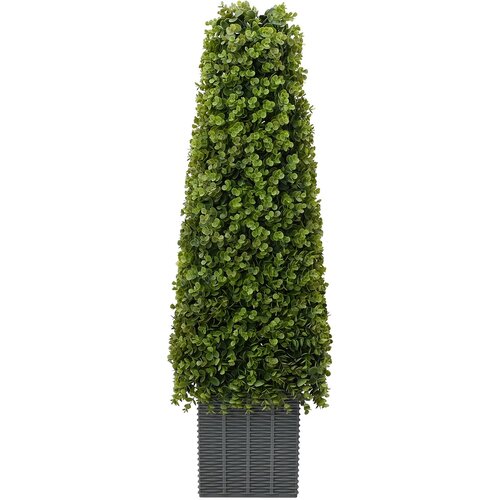 VidaXL Umetna flora Zelena Plastika 87 cm vi&amp;scaron;ine Dekorativni vložki Slike