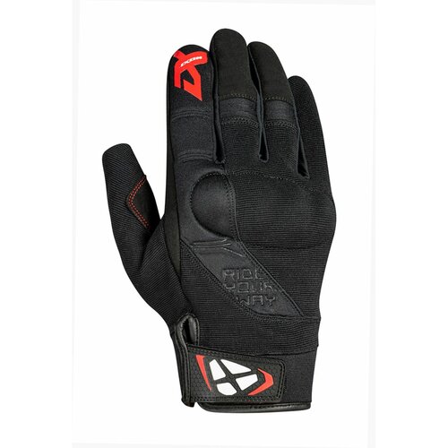 Ixon delta black white red rukavice Slike