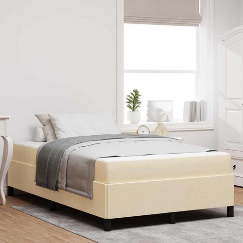 vidaXL Krevet s opruga kutije Krem, Crna 120 x 200 cm Cene