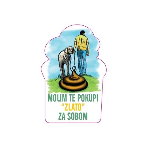  Oznaka na tabli Molim te pokupi zlato za sobom Cene