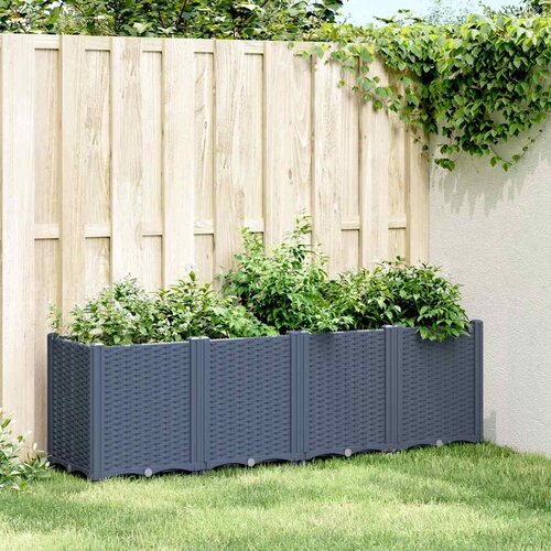  Vrtna sadilica plava siva 160 x 40 x 53 cm od PP-a Cijene