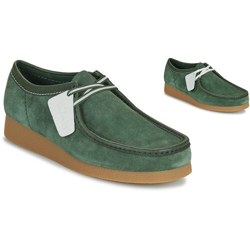 Clarks Čevlji Derby WallabeeEVO Zelena Slike