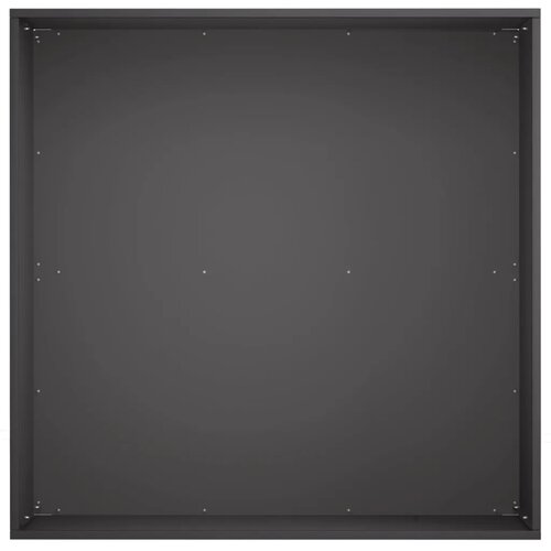  Vrtna saksija Crna 60 x 60 x 30 cm Čelična vrata - Crna 60 x 60 x 30 cm 1 Slike