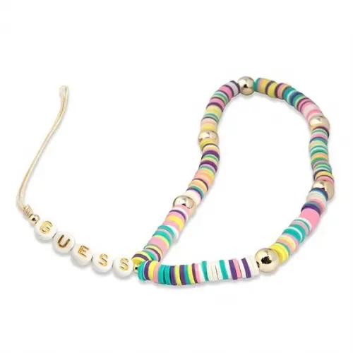 Guess GUSTPEAM zapestnica / obesek za telefon - Heishi Beads