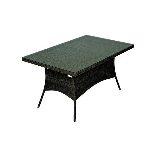 Semenarna Ljubljana MIZA VRTNA BAY RATAN črna 150X90X75CM 67201 AGM Slike