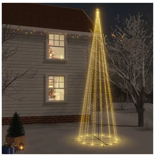  Božično drevesce stožec 1134 toplo belih LED diod 230x800 cm