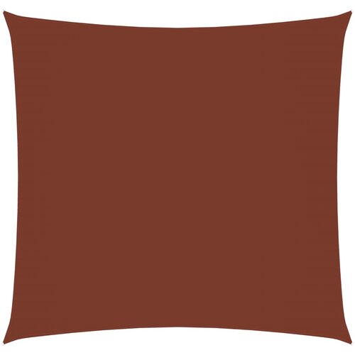VidaXL Senčno jadro oksford blago kvadratno 3x3 m terakota Slike