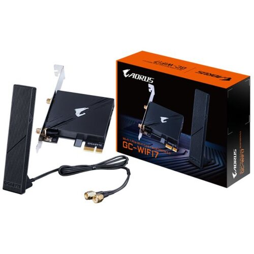 Gigabyte GC-WIFI7 Wi-Fi 7 PCIe WI-FI Card, Bluetooth 5.3 Cijene