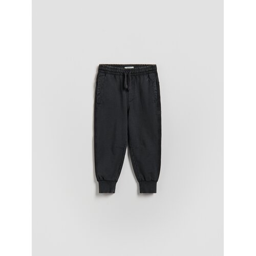 Reserved Pamučne jogger hlače - crno Cene