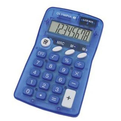 Olympia LCD-825, kalkulator, olympia, plava 495021 Slike