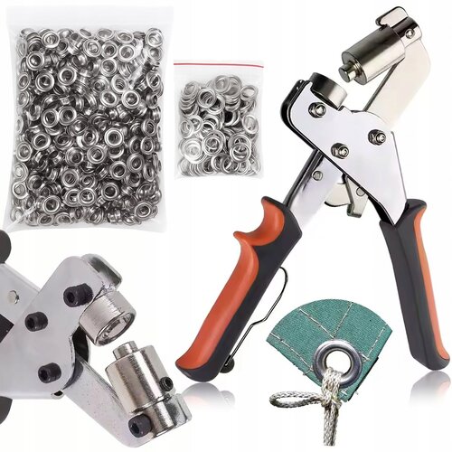 Rosfix Gripfix Promag 500 &ndash; Ročna Očkarna Magnetna + 500 Očes | Za Banerje, PVC Tkanina, 10 Mm, Kovinska Konstrukcija, (5000243660) Cene