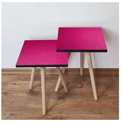 Hanah home sklapajući Stočić 2 Komada 2SHP366 - Fuchsia Slike