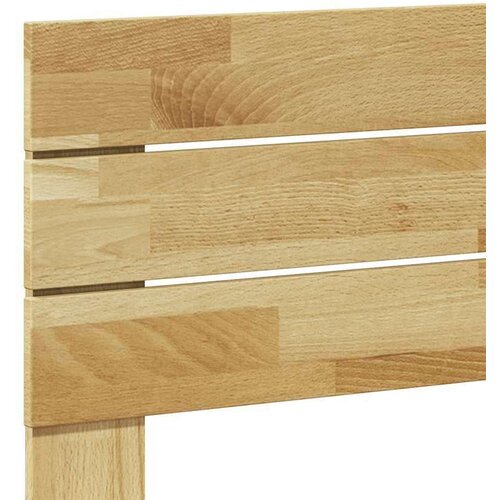 VidaXL uzglavlje 135 cm puno drvo hrast Slike
