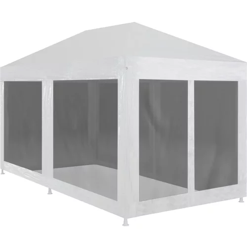 vidaXL šator za zabave sa 6 mrežastih bočnih zidova 6 x 3 m